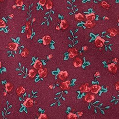 Plus Size Button Front Maxi Dress, DITSY BURST FLORAL BURGUNDY, swatch