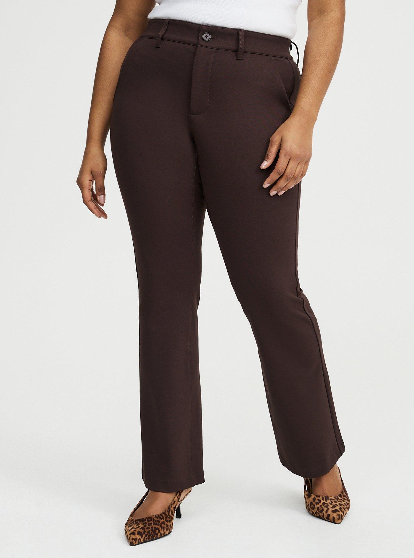 Studio Trouser Bootcut Ponte Pant, JAVA, alternate