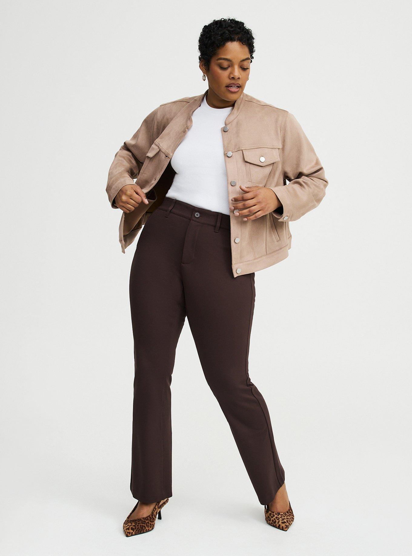 Studio Trouser Bootcut Ponte Pant, JAVA, alternate