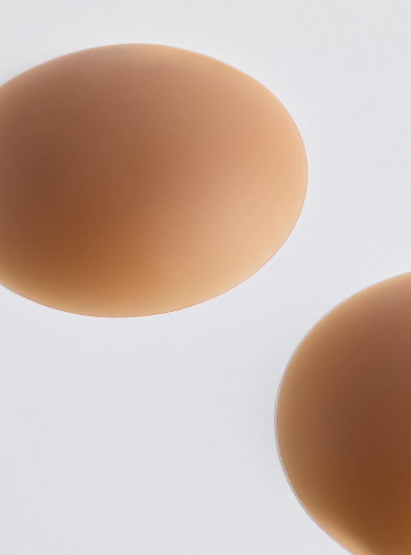 Plus Size Silicone Pasties, COCOA, alternate