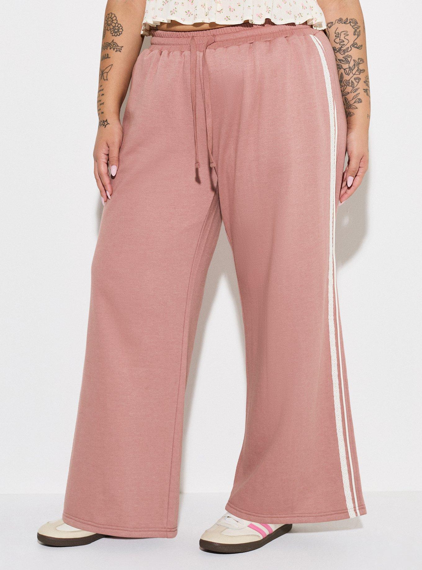 LoveSick Drawstring Lace Trim Pant, WOODROSE, alternate