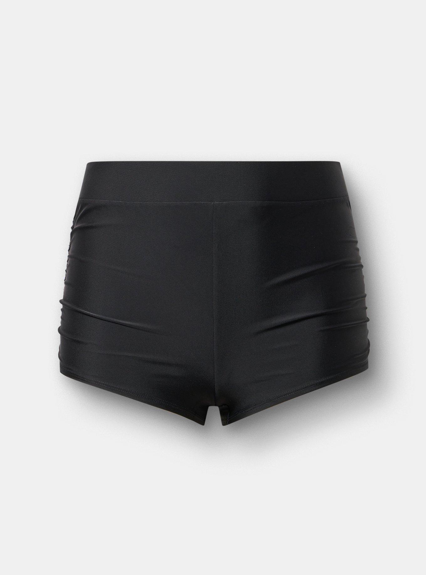 Scrunch Swim Short, DEEP BLACK, hi-res