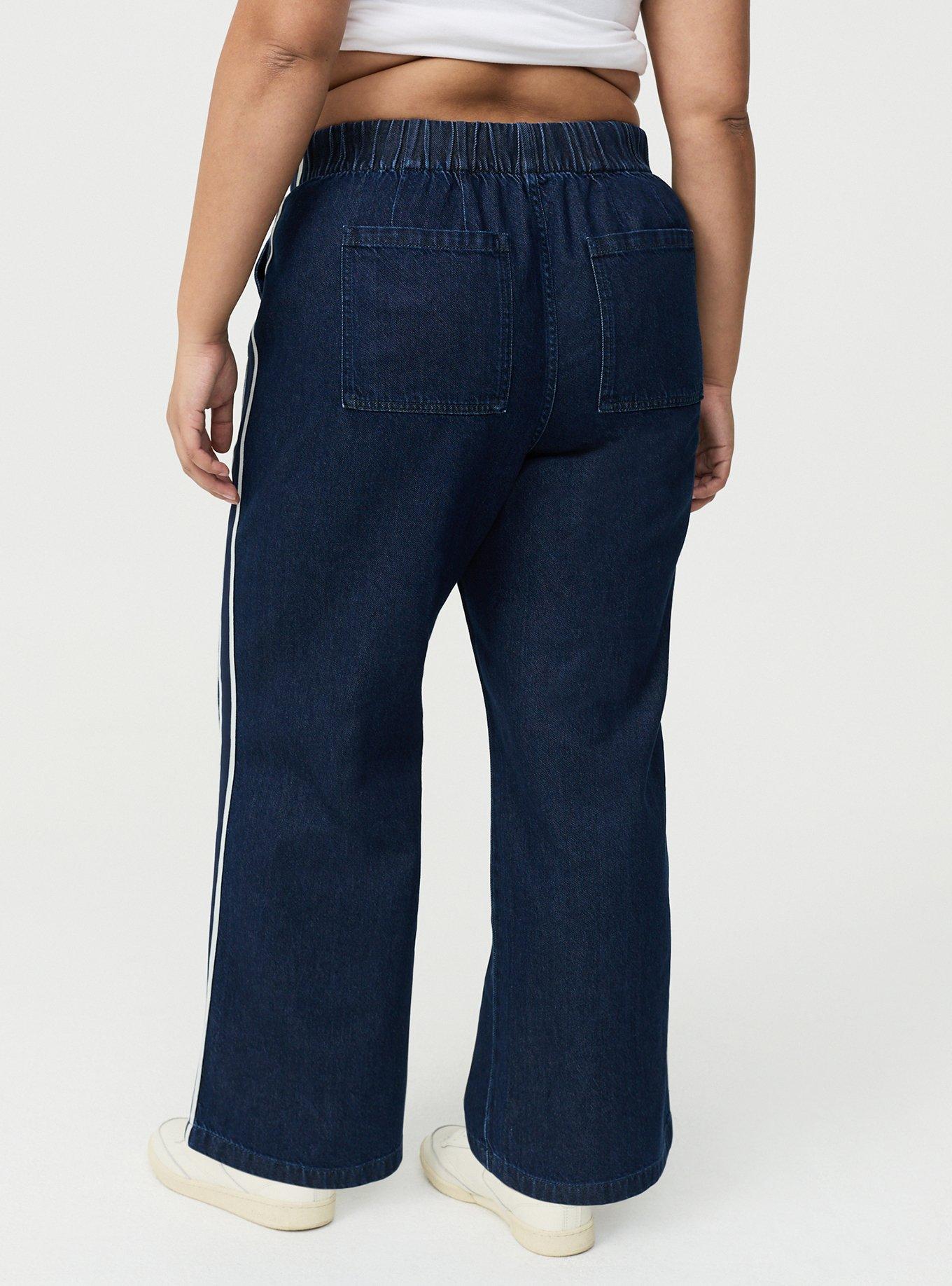 Mid-Rise Wide-Leg Jean, RINSE, alternate