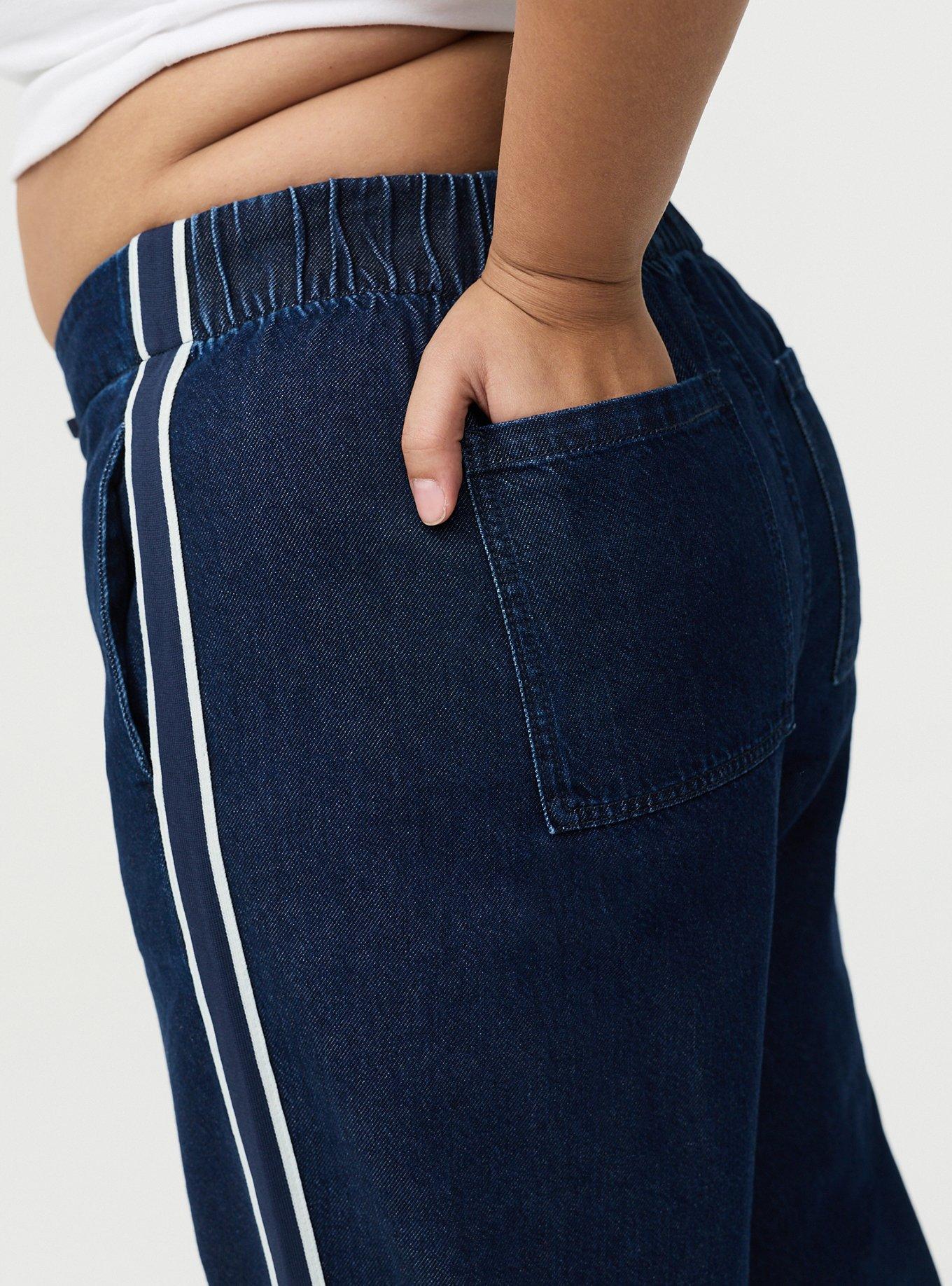 Mid-Rise Wide-Leg Jean, RINSE, alternate