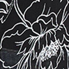 Crinkle Gauze Hanky Kimono, OPTIMISTIC FLORAL BLACK, swatch