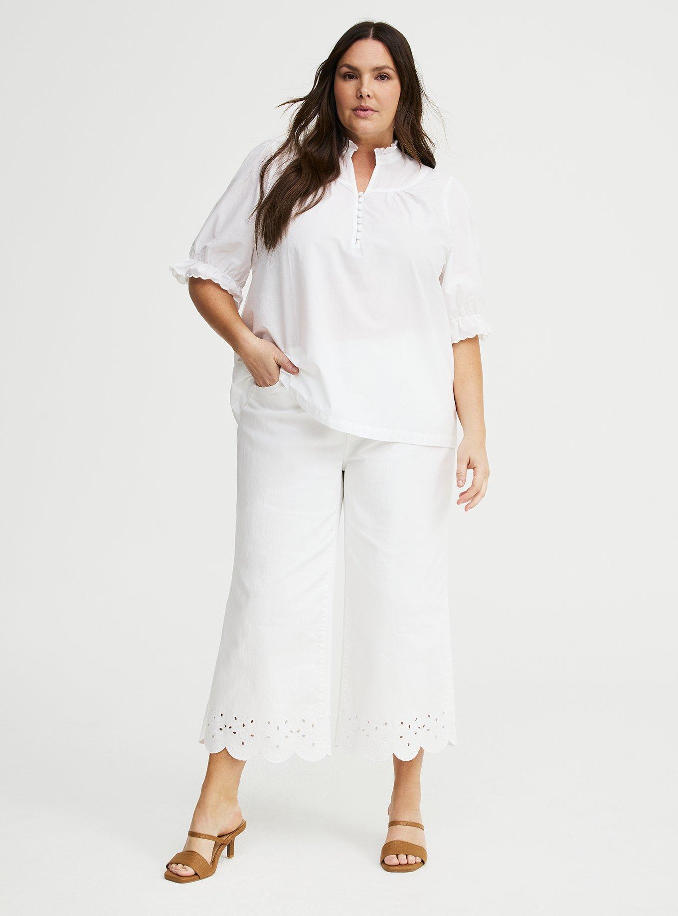 Belle Isle Scalloped Hem Crop Jeans, OPTIC WHITE, alternate