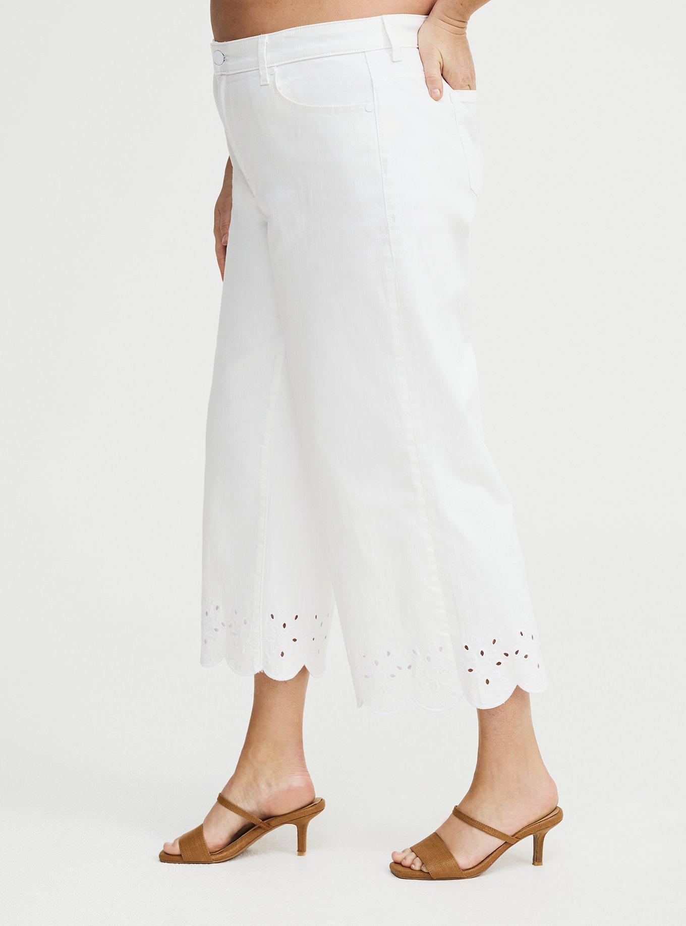 Belle Isle Scalloped Hem Crop Jeans, OPTIC WHITE, alternate