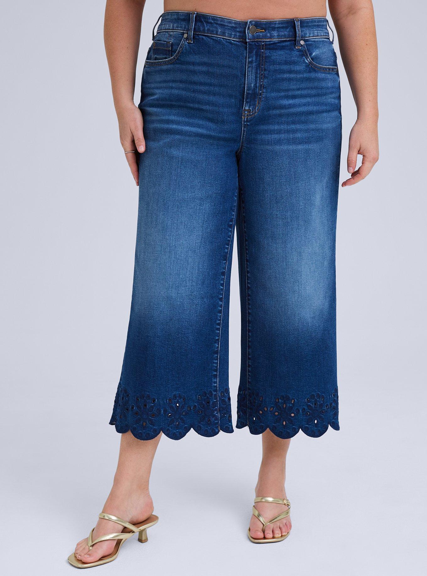 Belle Isle Scalloped Hem Crop Jeans, OVER YONDER, alternate