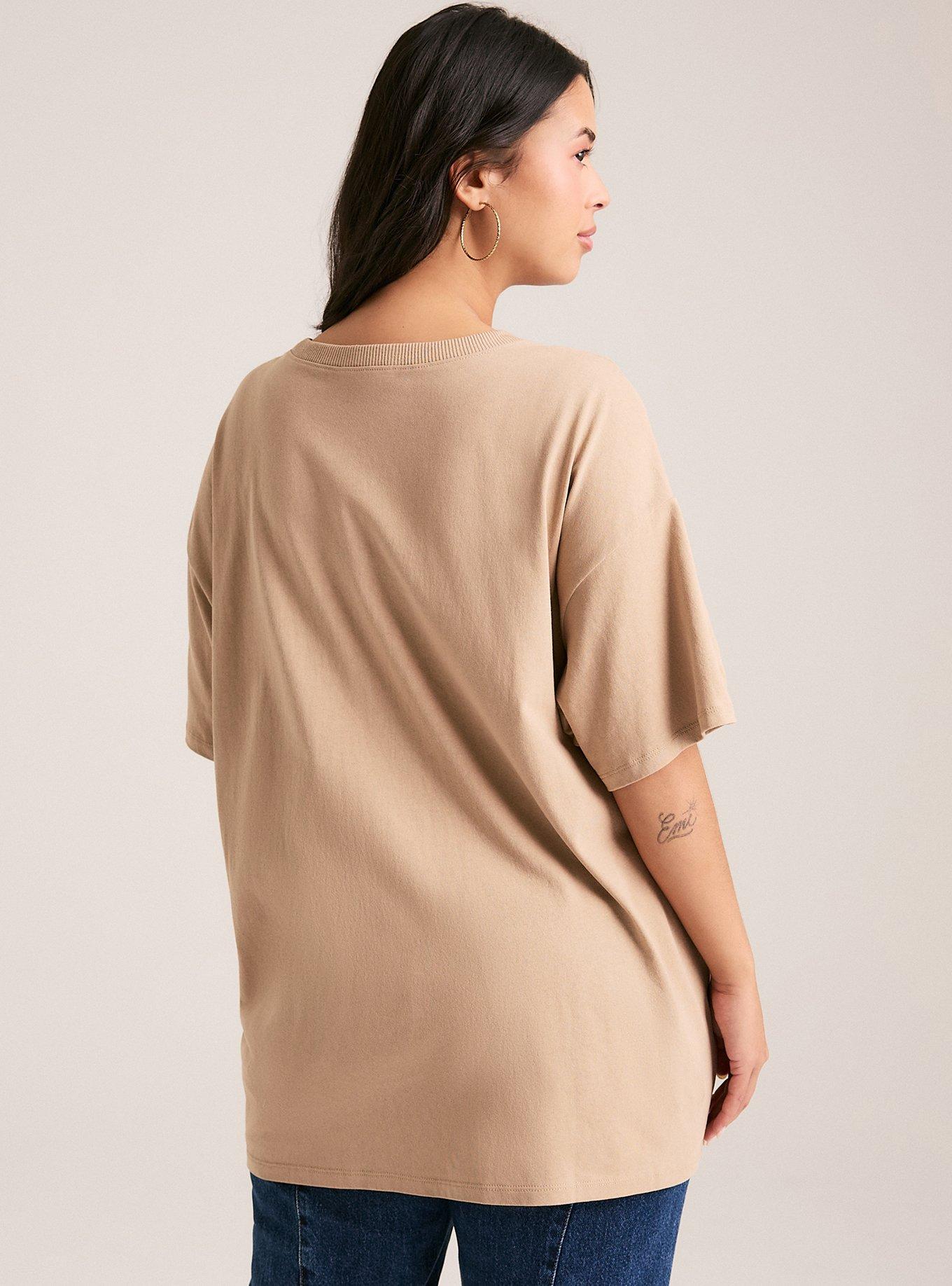 Festi Oversized Tee, DARLIN SKULL SAVANNAH TAN, alternate