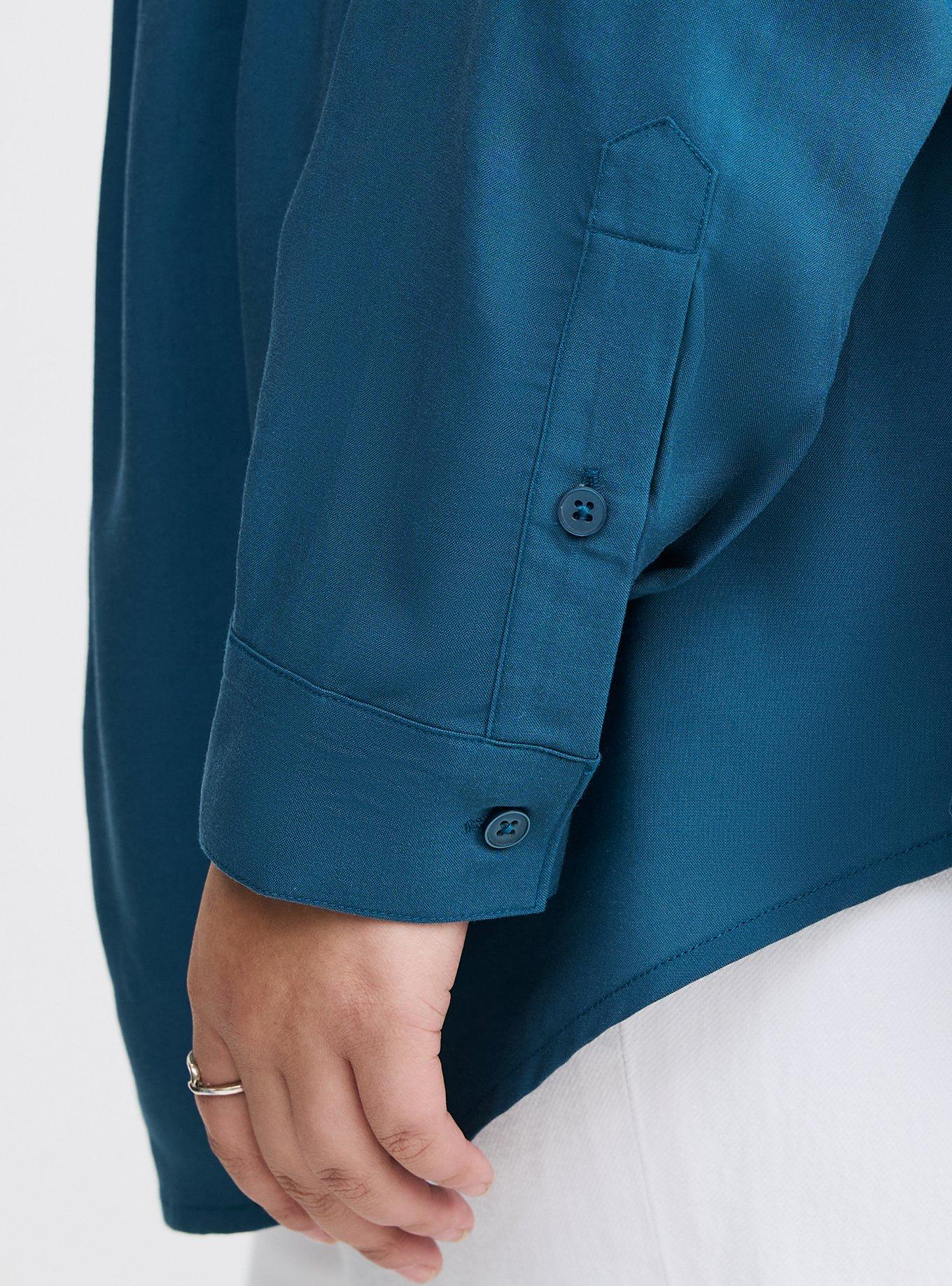 Emma Babydoll Top, LEGION BLUE, alternate