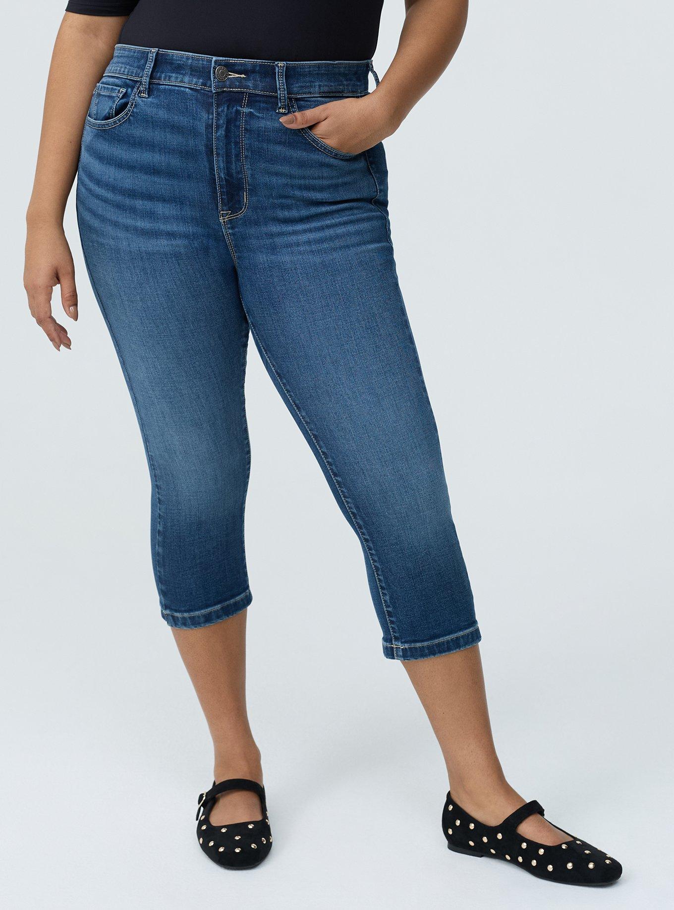 Sky-High Skinny Capri Jean, JUPITER, alternate