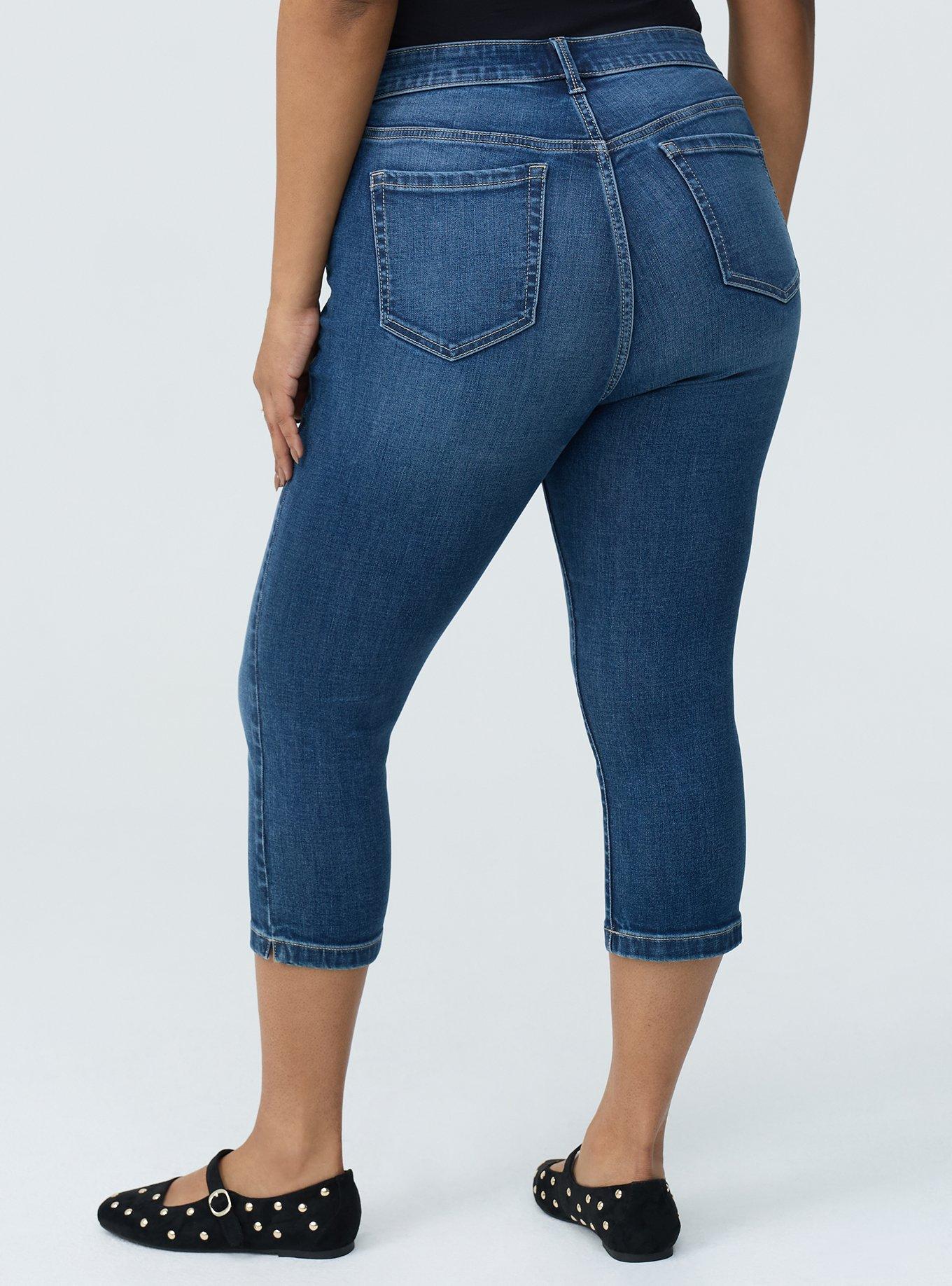 Sky-High Skinny Capri Jean, JUPITER, alternate