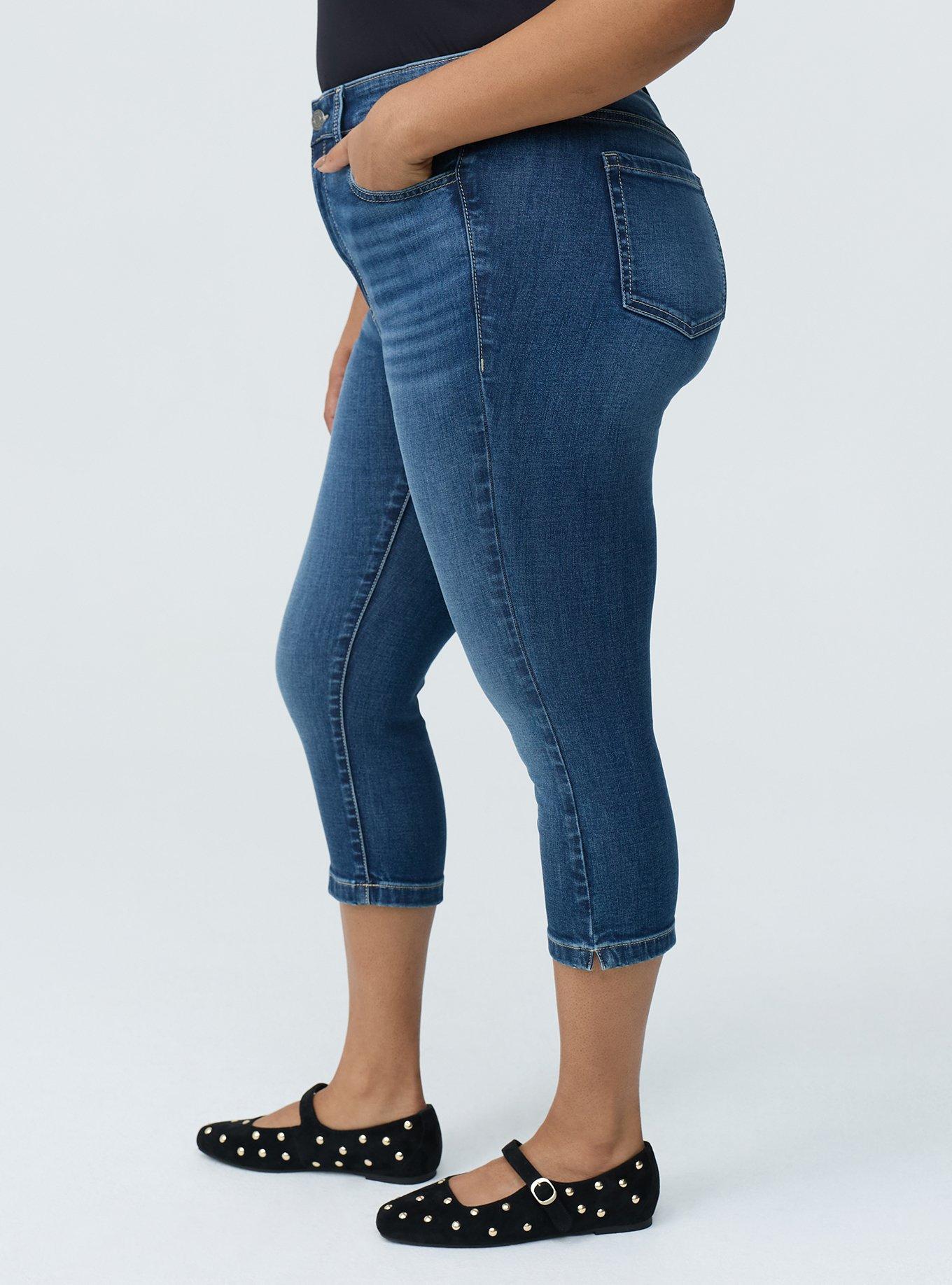 Sky-High Skinny Capri Jean, JUPITER, alternate