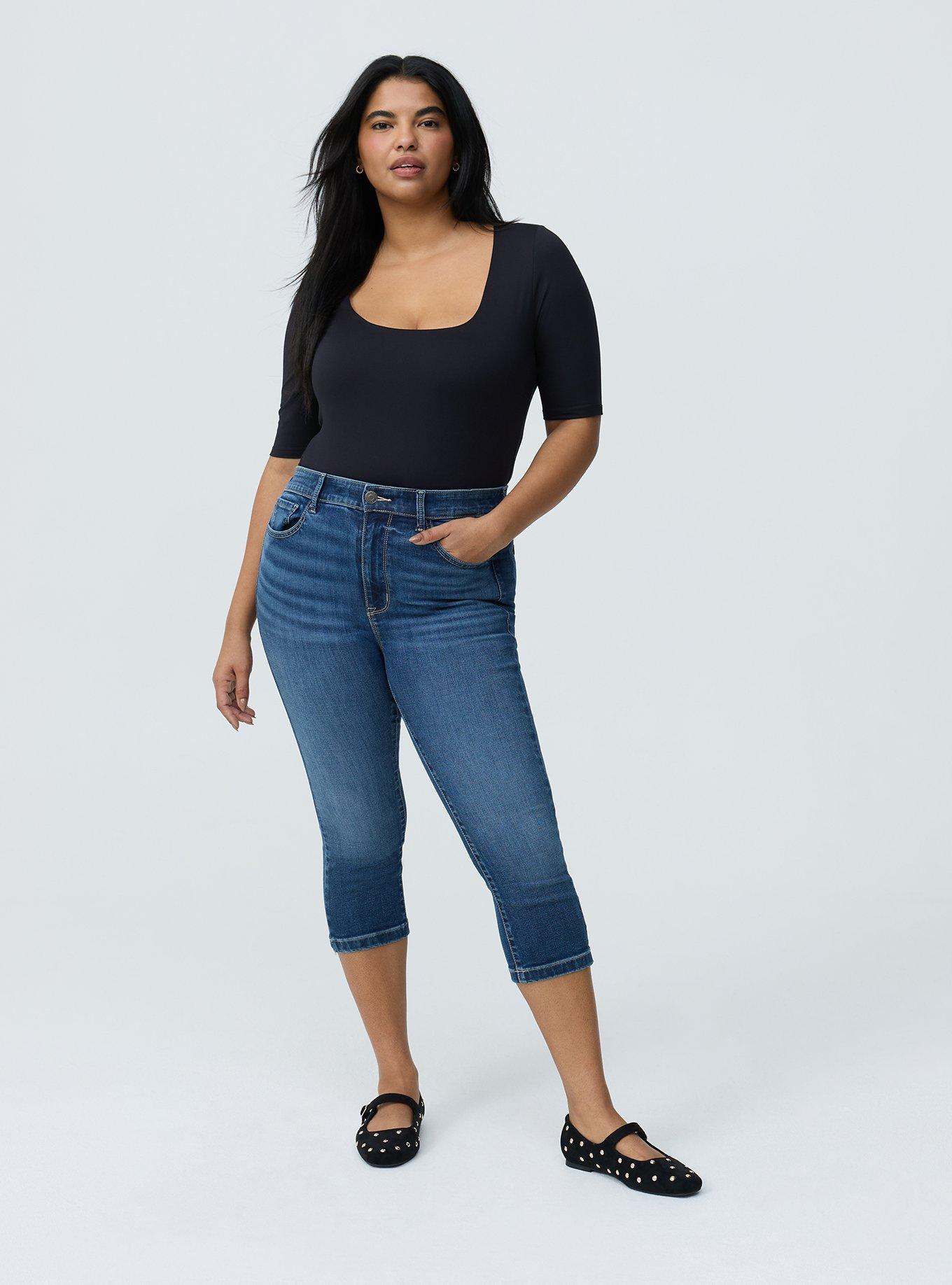 Sky-High Skinny Capri Jean, JUPITER, hi-res