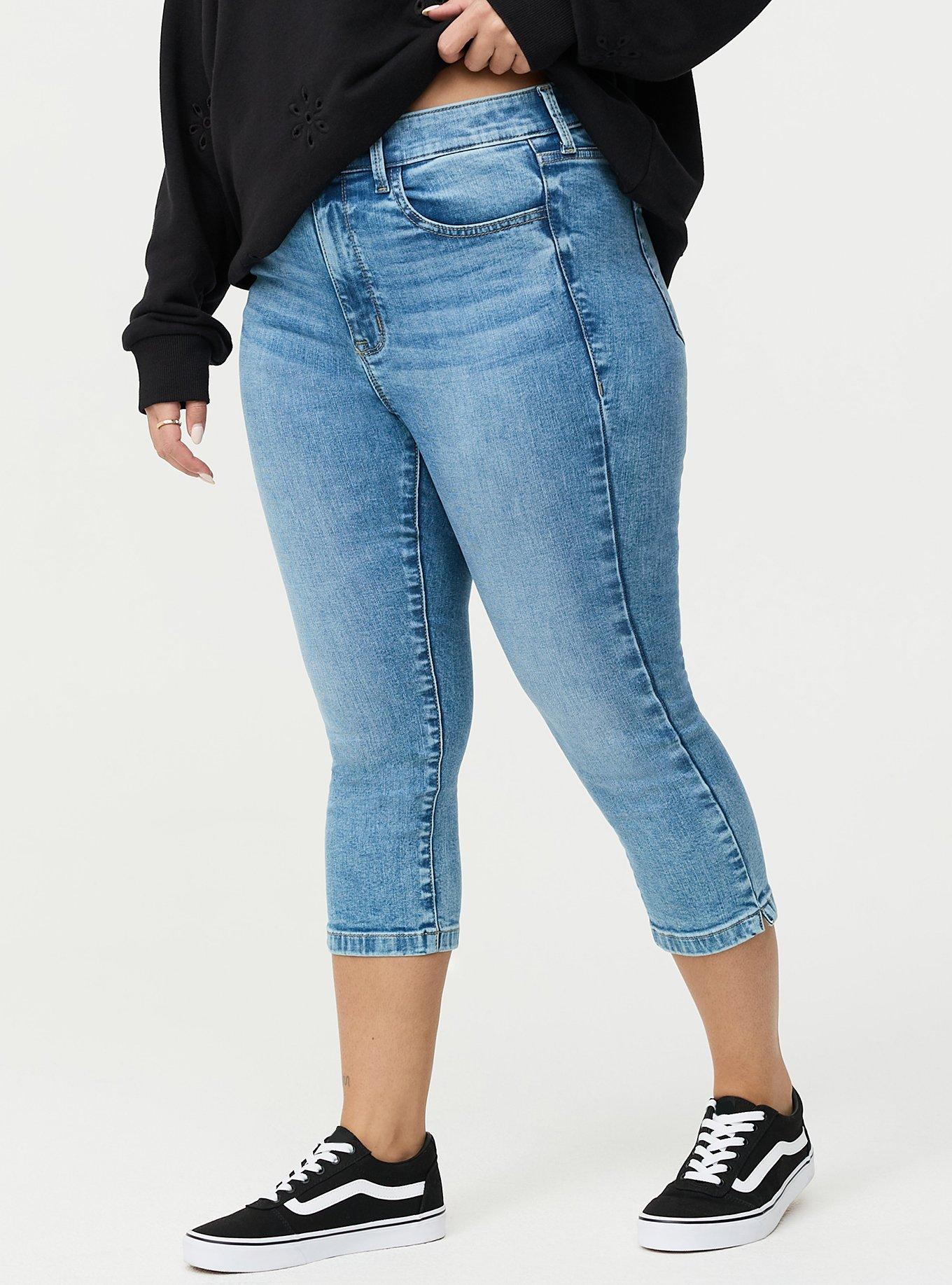 Sky-High Skinny Capri Jean