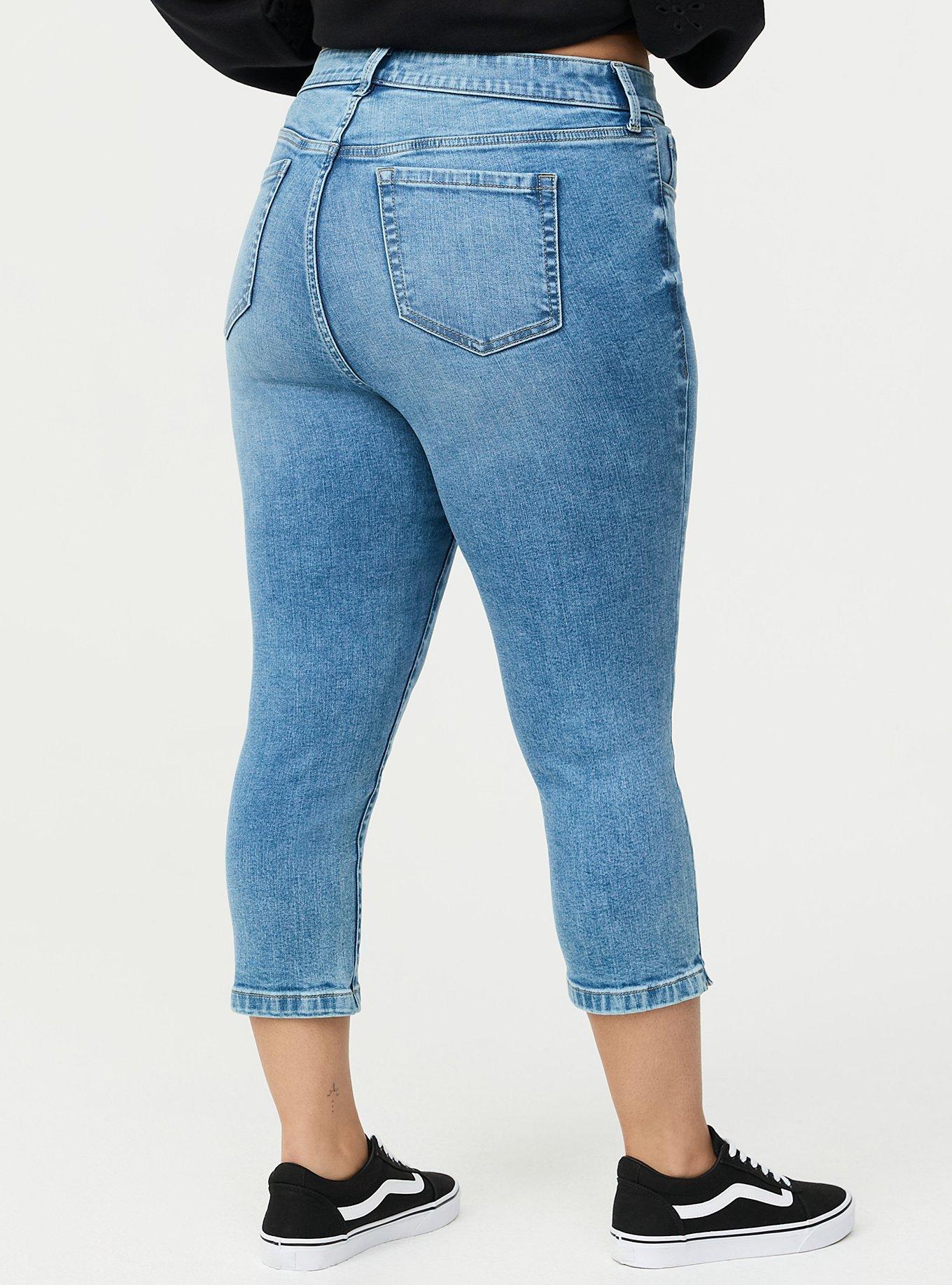 Sky-High Skinny Capri Jean