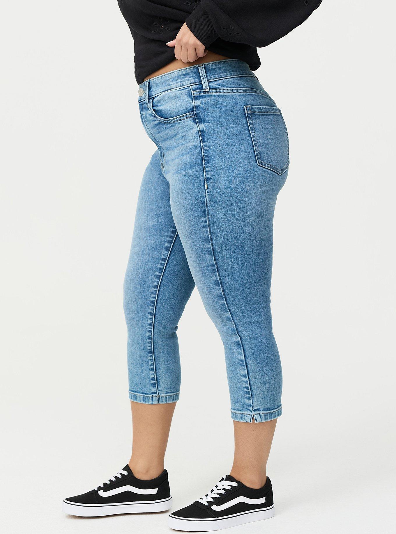 Sky-High Skinny Capri Jean