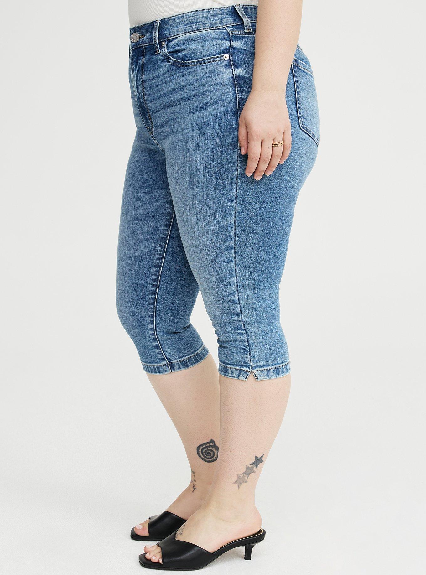 Sky-High Skinny Capri Jean, MIDHEAVEN, alternate