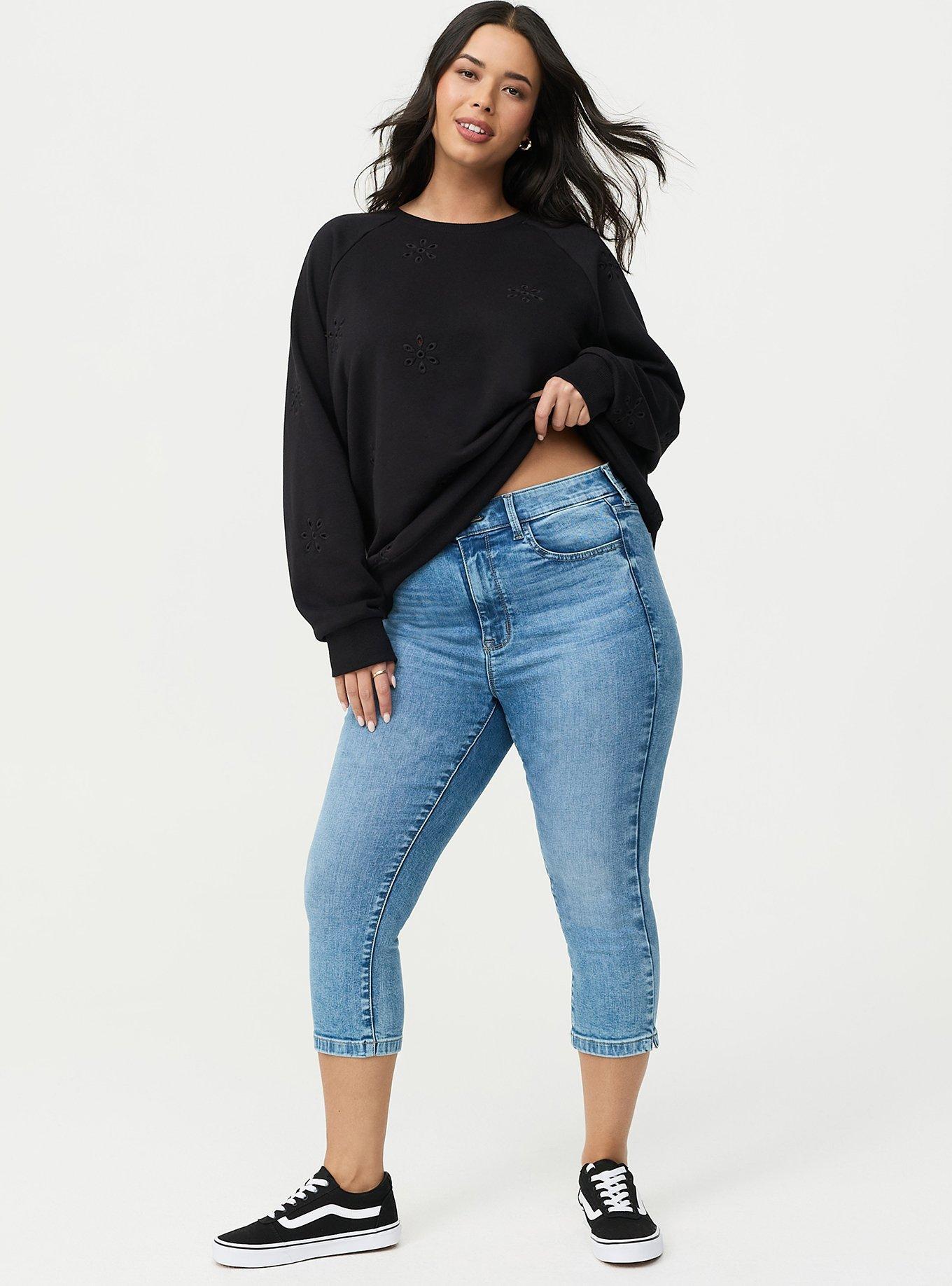 Sky-High Skinny Capri Jean