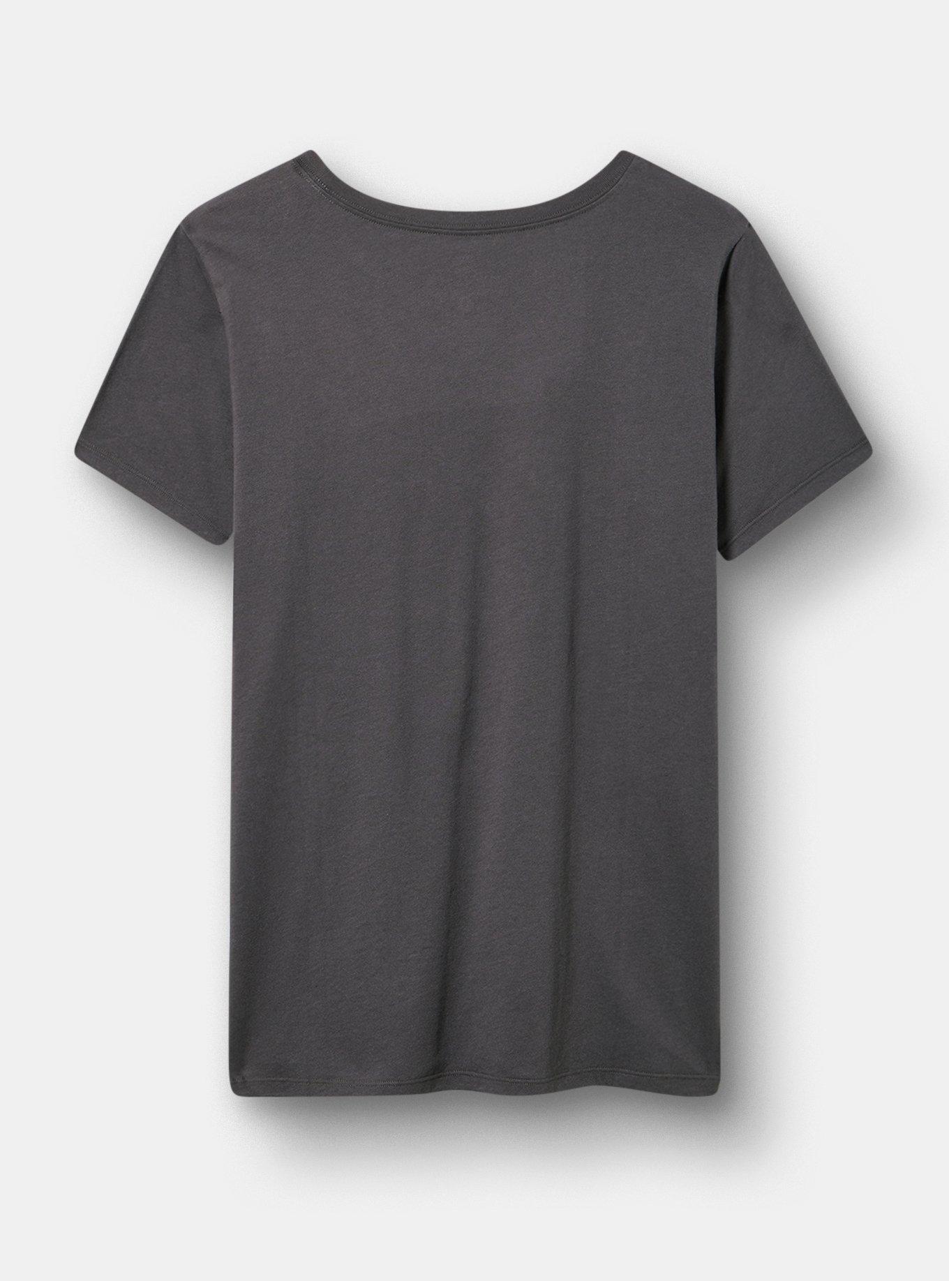 Pink Floyd Classic Cotton Tee, PINK FLOYD FLOWERS VINTAGE BLACK, alternate