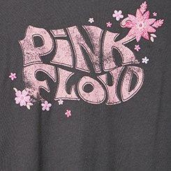 Pink Floyd Classic Cotton Tee, PINK FLOYD FLOWERS VINTAGE BLACK, swatch