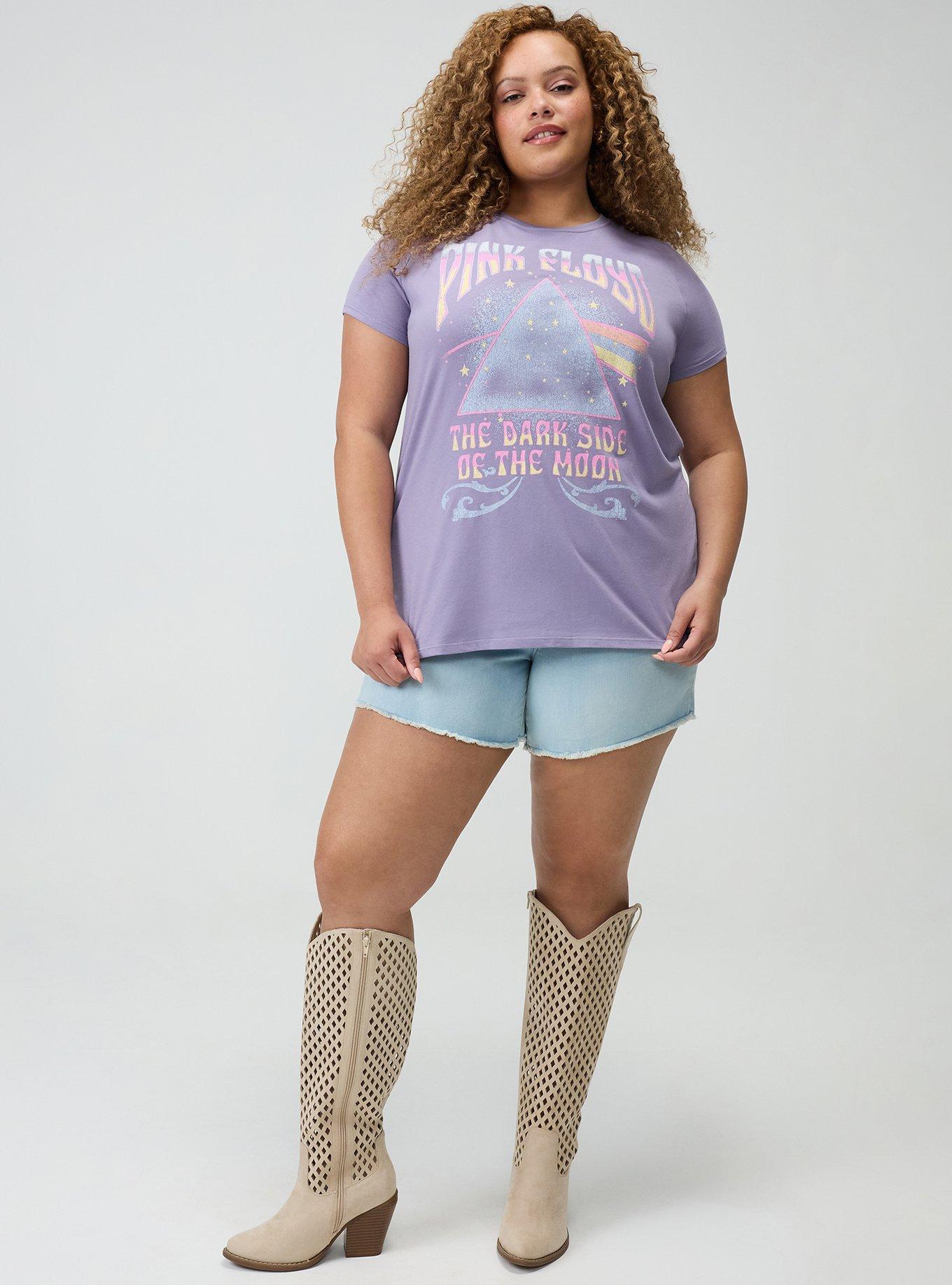 Plus Size Pink Floyd Classic Cotton Tee, PINK FLOYD DIAMOND DUSK, alternate