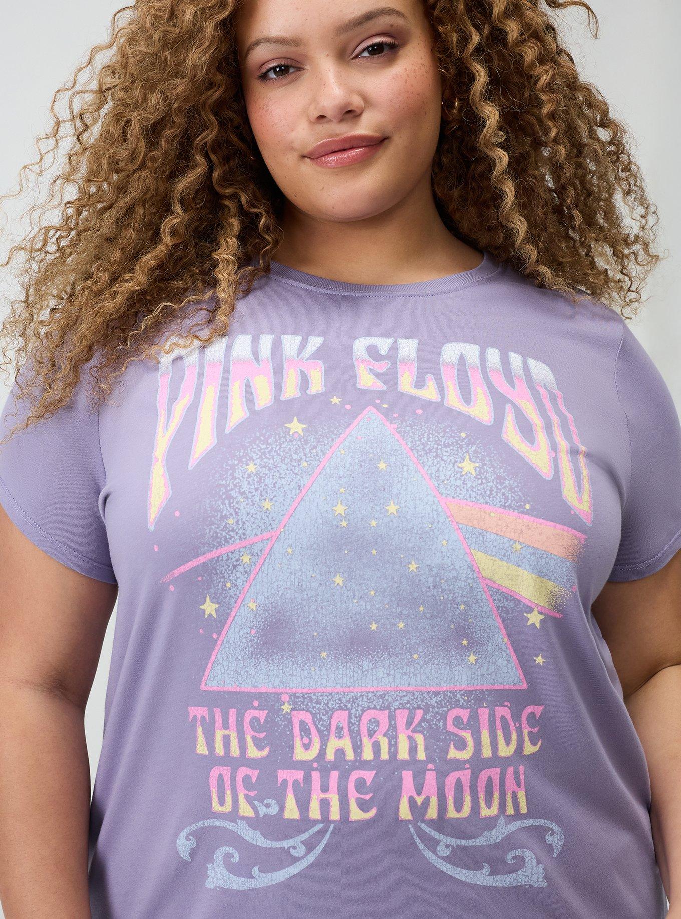 Plus Size Pink Floyd Classic Cotton Tee, PINK FLOYD DIAMOND DUSK, alternate