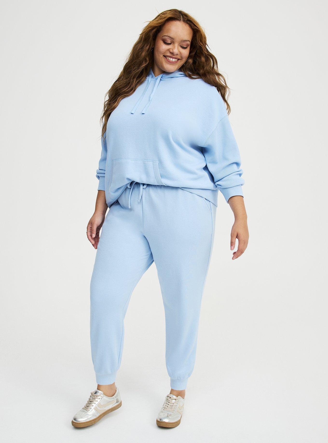 French Terry Jogger, CHAMBRAY BLUE, alternate