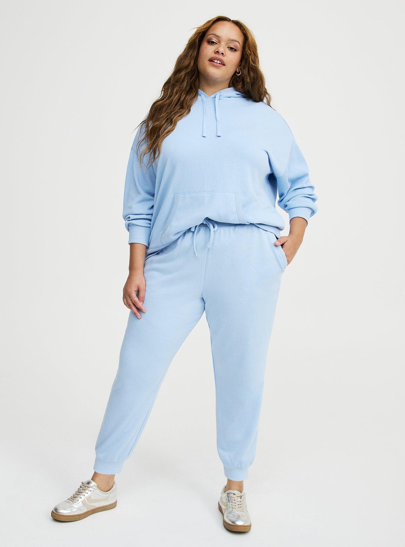 French Terry Jogger, CHAMBRAY BLUE, hi-res