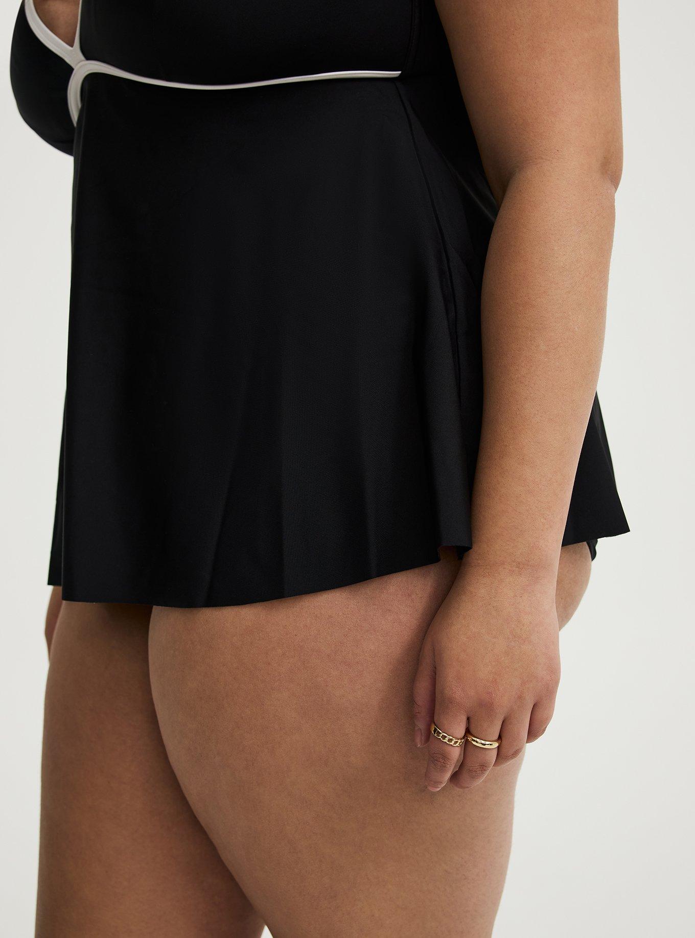 Wireless Triangle Tankini, DEEP BLACK, alternate