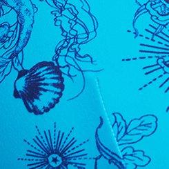 Wireless Triangle Tankini, OCEAN MERMAID FANTASY TEAL, swatch