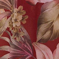 Studio Chiffon Maxi Skirt, CANAL TROPICAL BURGUNDY, swatch