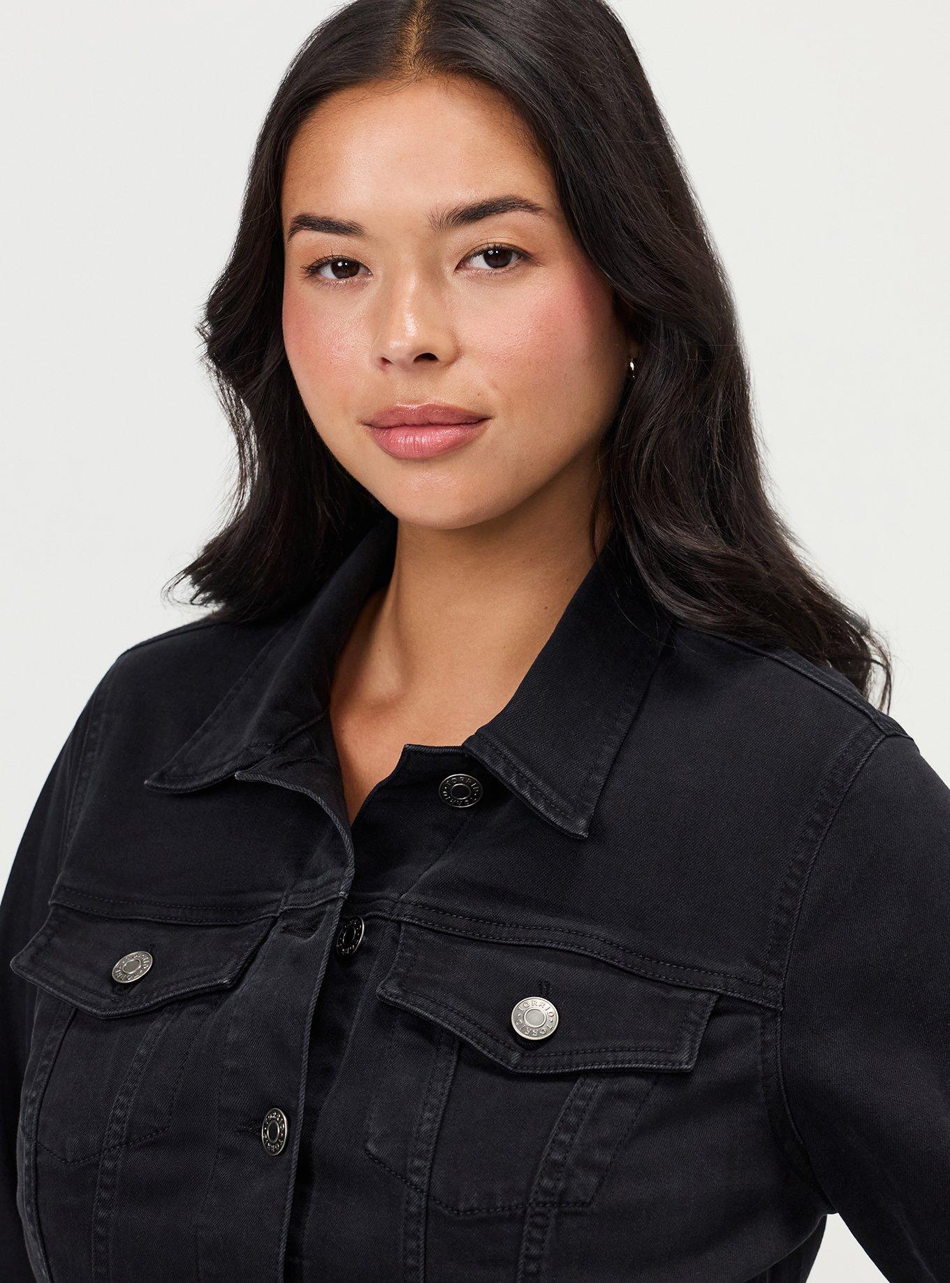 Modern Denim Trucker, WASHED BLACK, alternate