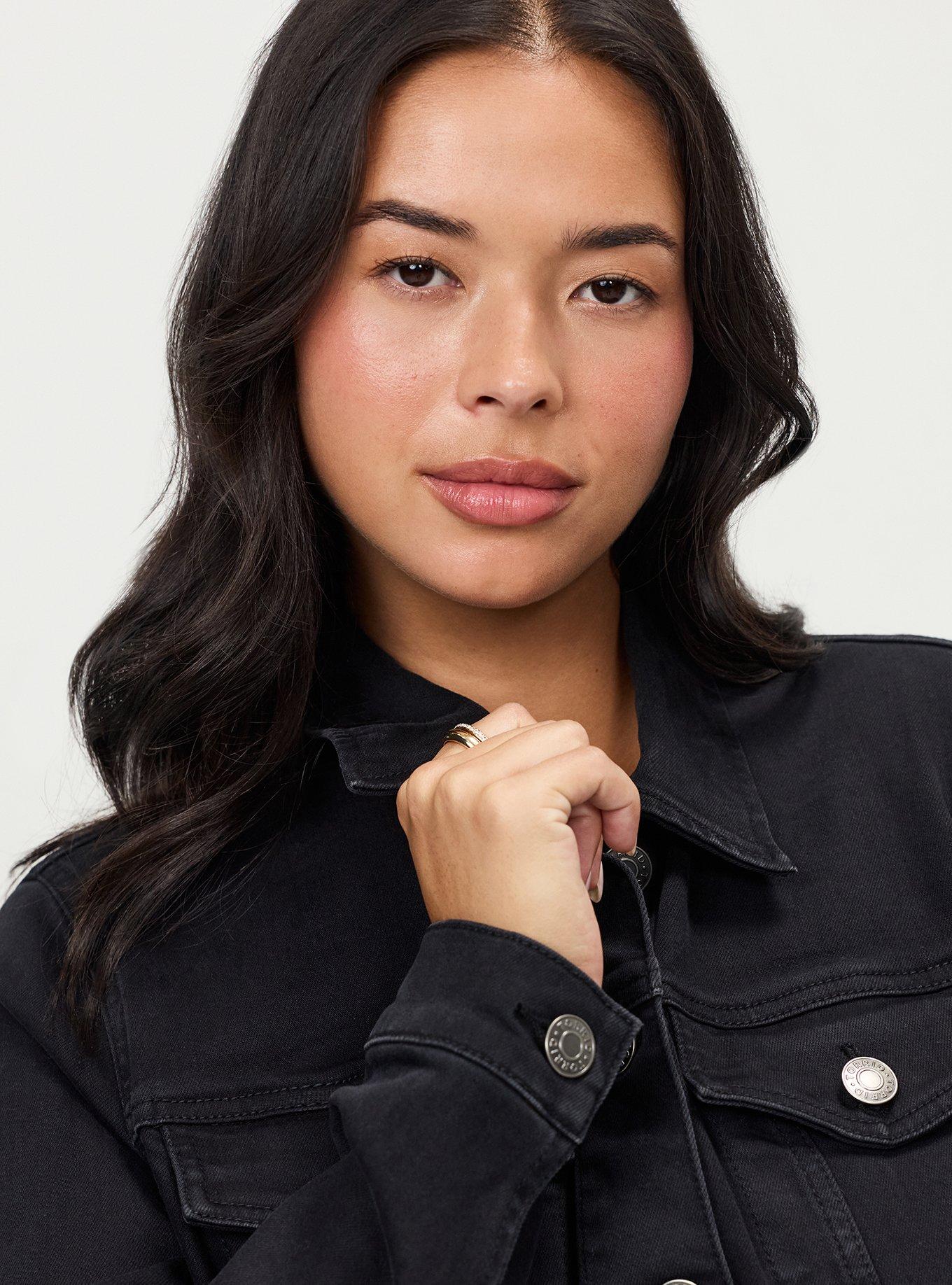 Modern Denim Trucker, WASHED BLACK, alternate
