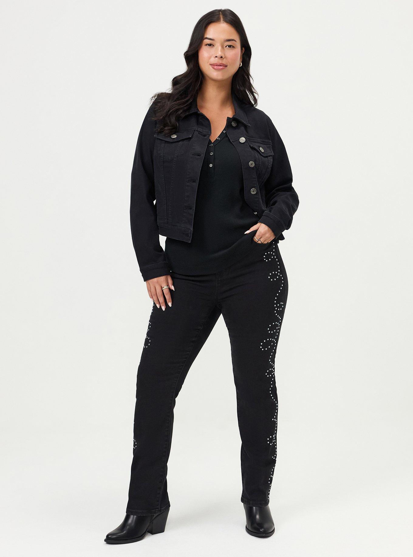 Modern Denim Trucker, WASHED BLACK, alternate