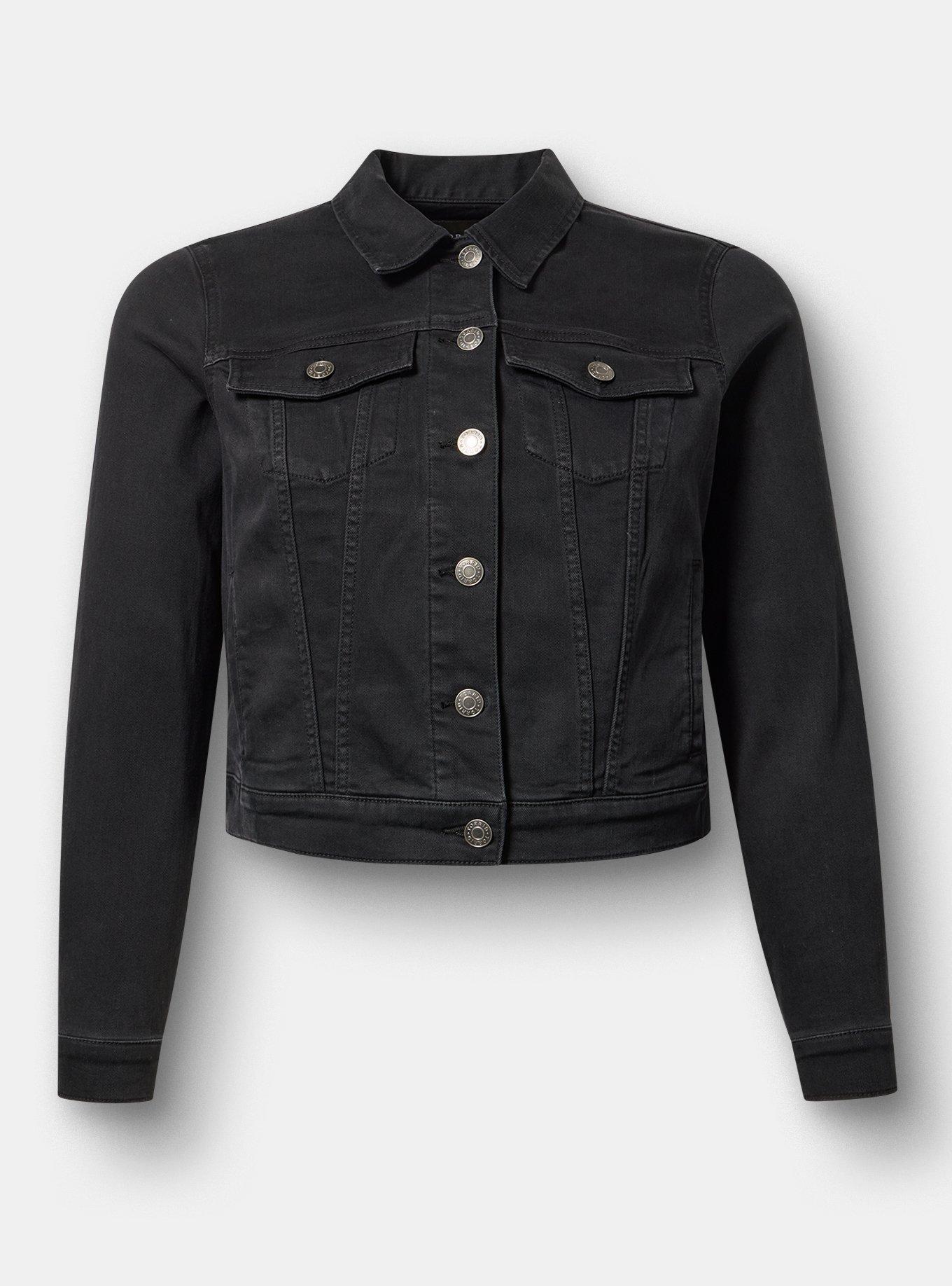 Modern Denim Trucker, WASHED BLACK, flat
