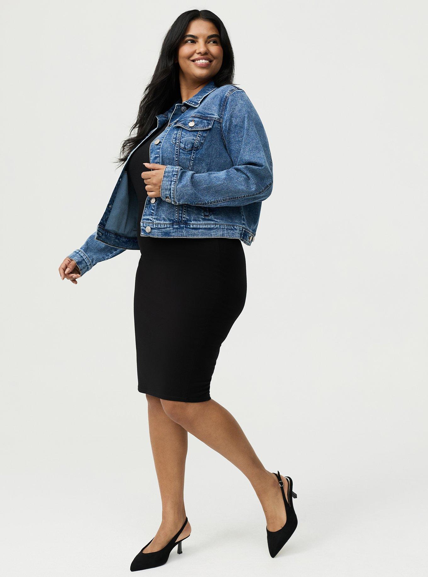 Modern Denim Trucker Jacket, TIMELESS ELIXIR, alternate