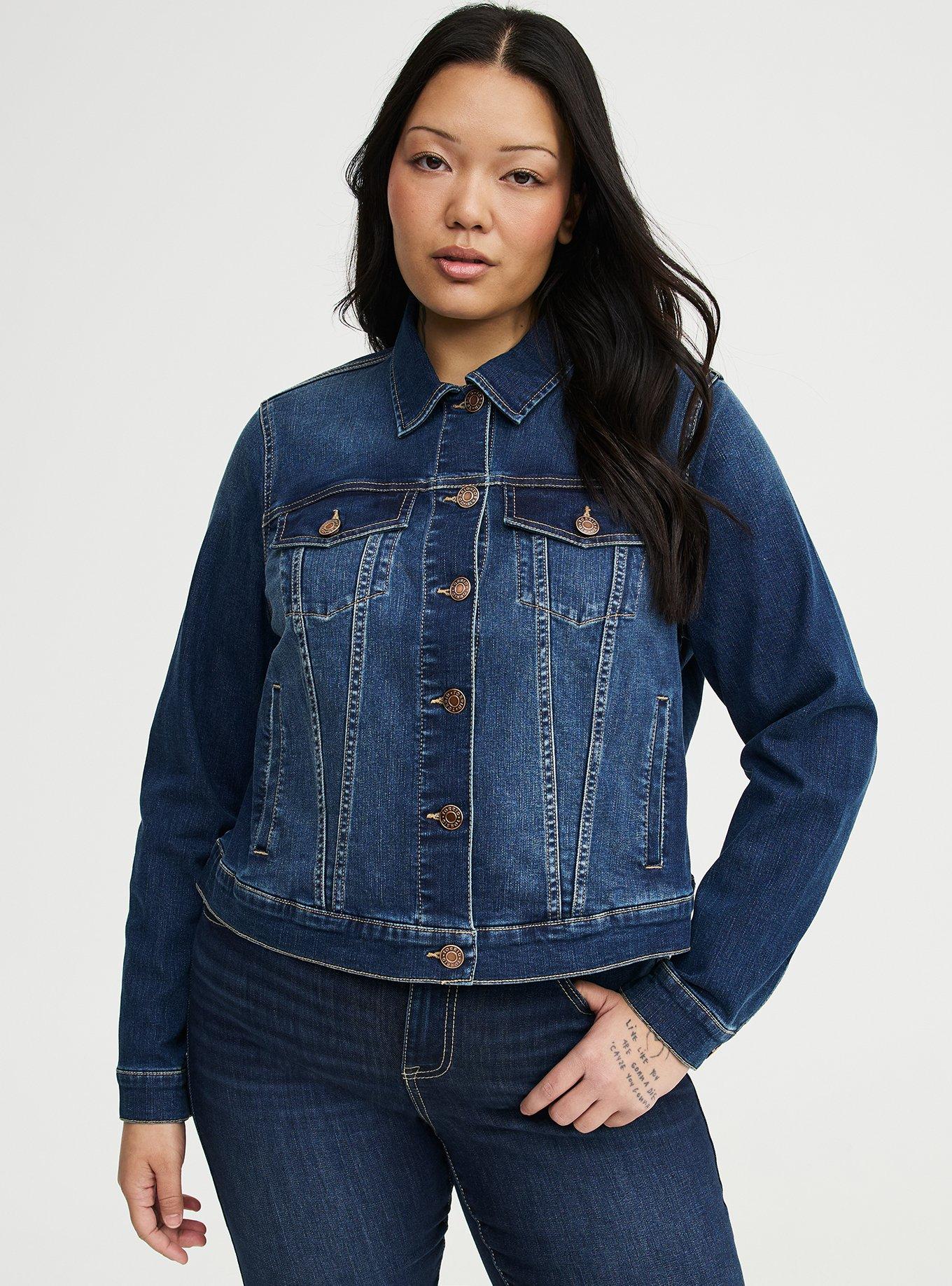 Modern Denim Trucker, MOONFLOWER, alternate