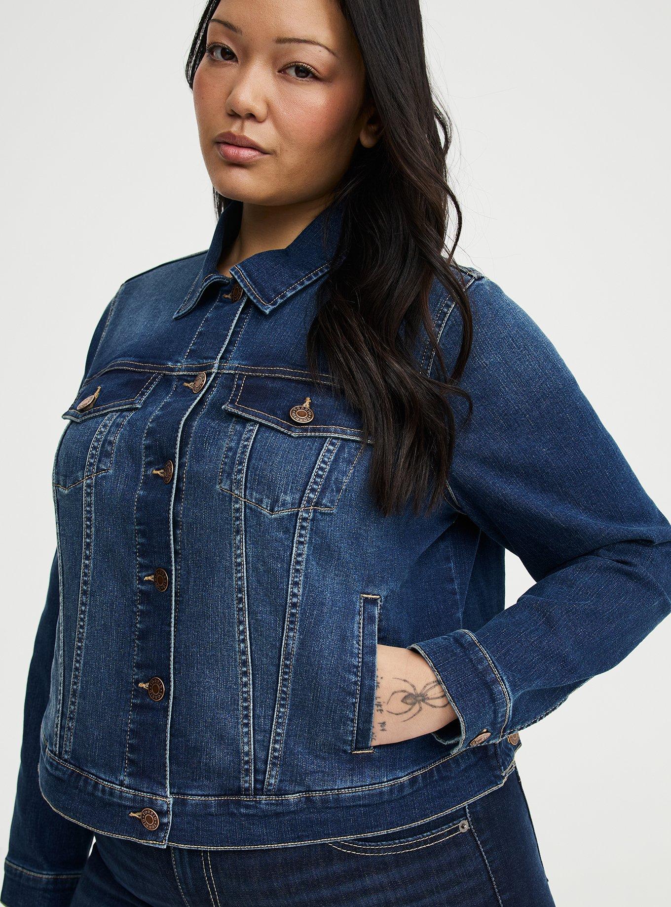 Modern Denim Trucker, MOONFLOWER, alternate