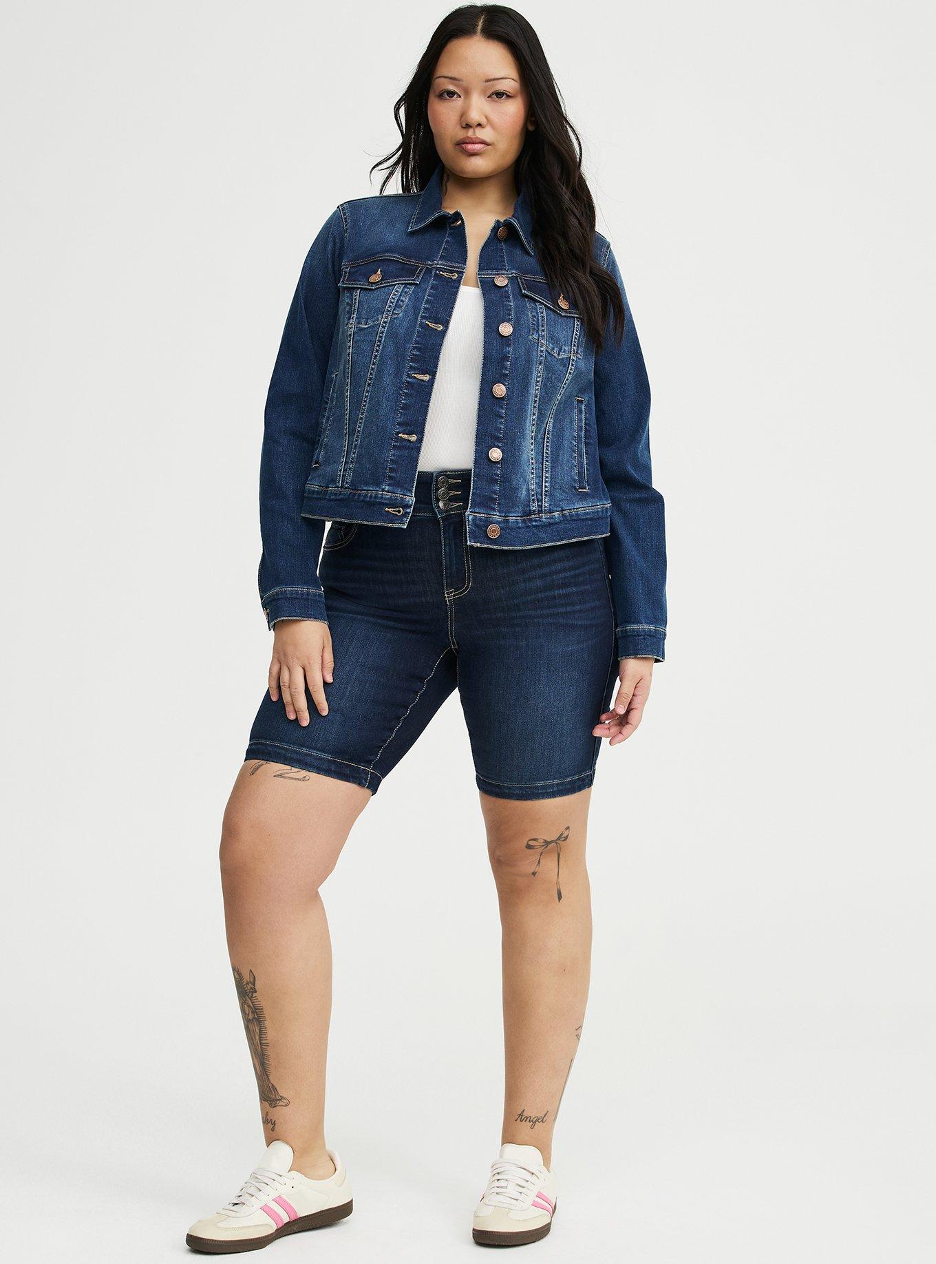 Modern Denim Trucker, MOONFLOWER, alternate