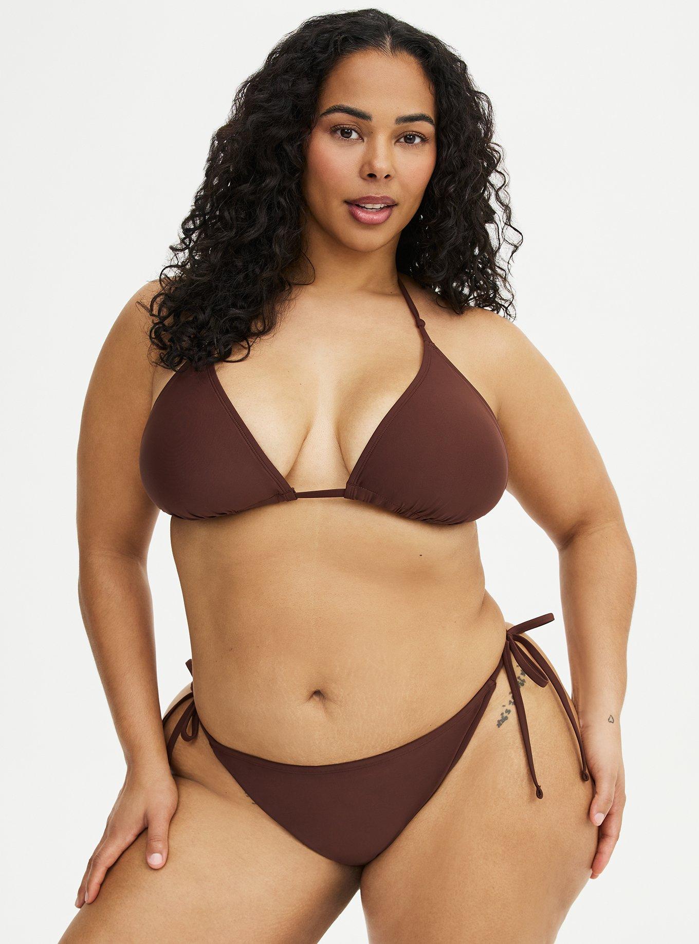 Wireless String Bikini Top, CINNAMON SWIM, hi-res