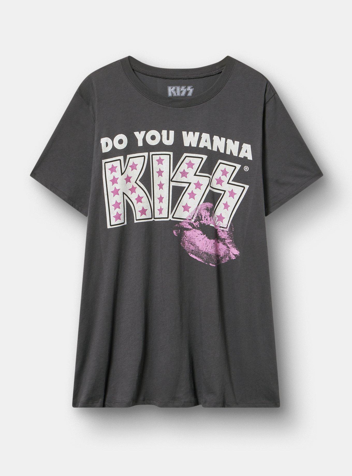 Plus Size - Kiss Classic Cotton Jersey Tee - Torrid