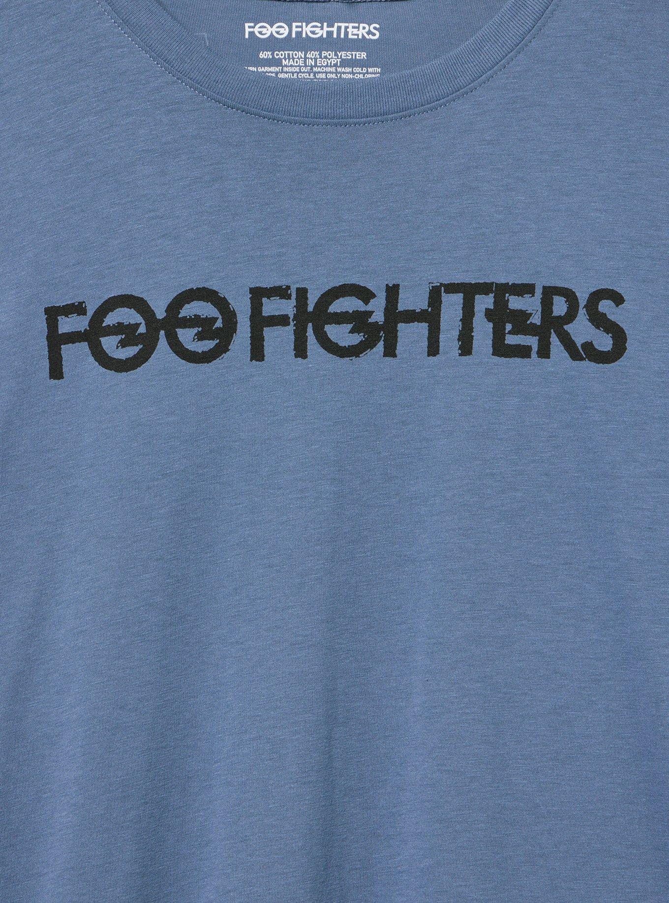 Foo Fighters Cotton Jersey Long Sleeve Tee, FOO FIGHTERS TIGER BLUE, alternate