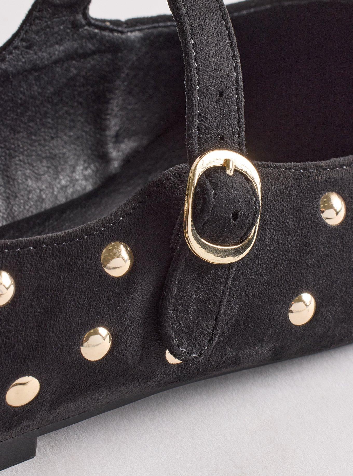 Studded Mary Jane Ballet Flat (WW