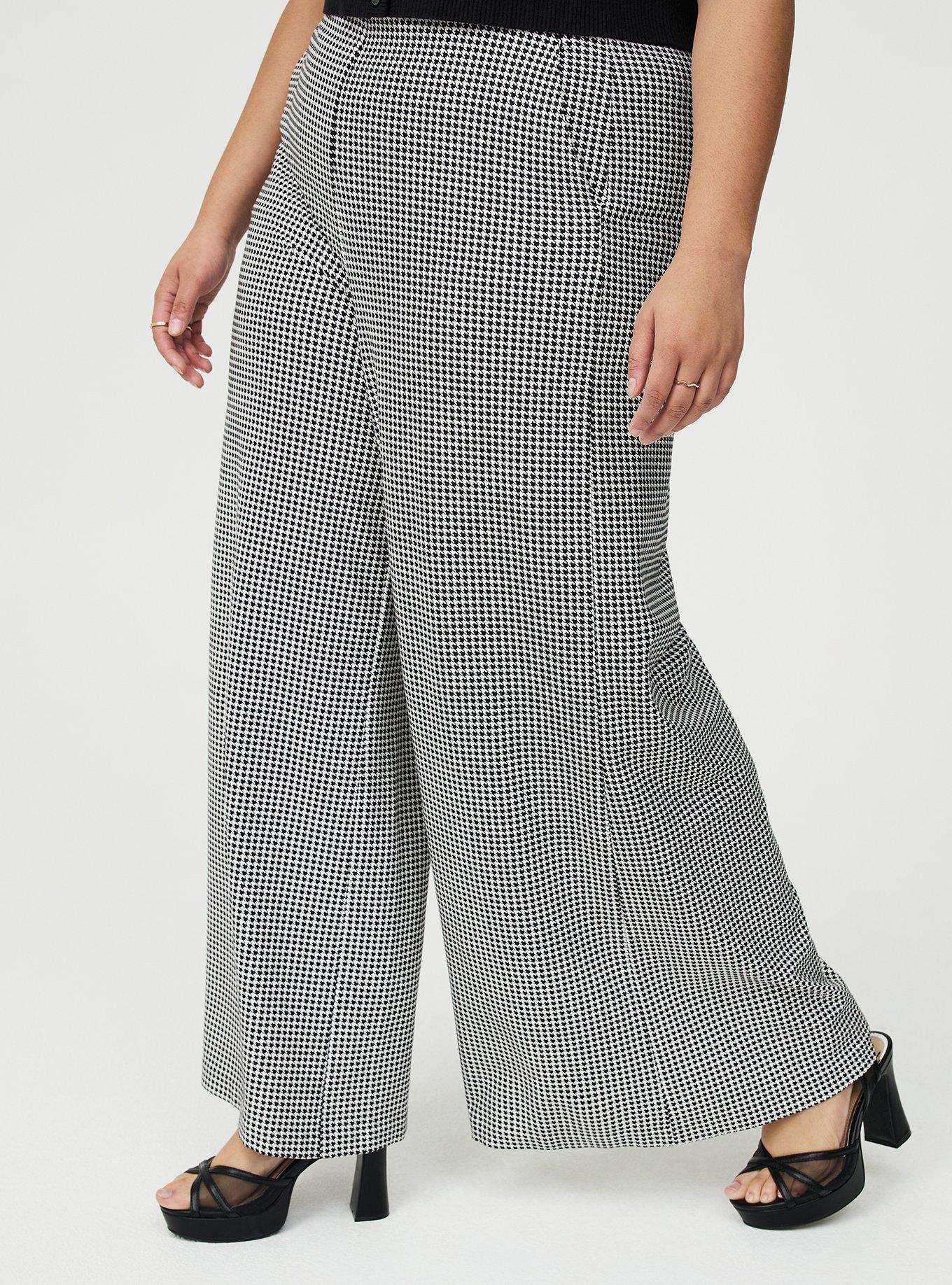Pull-On Wide-Leg Ponte Pant