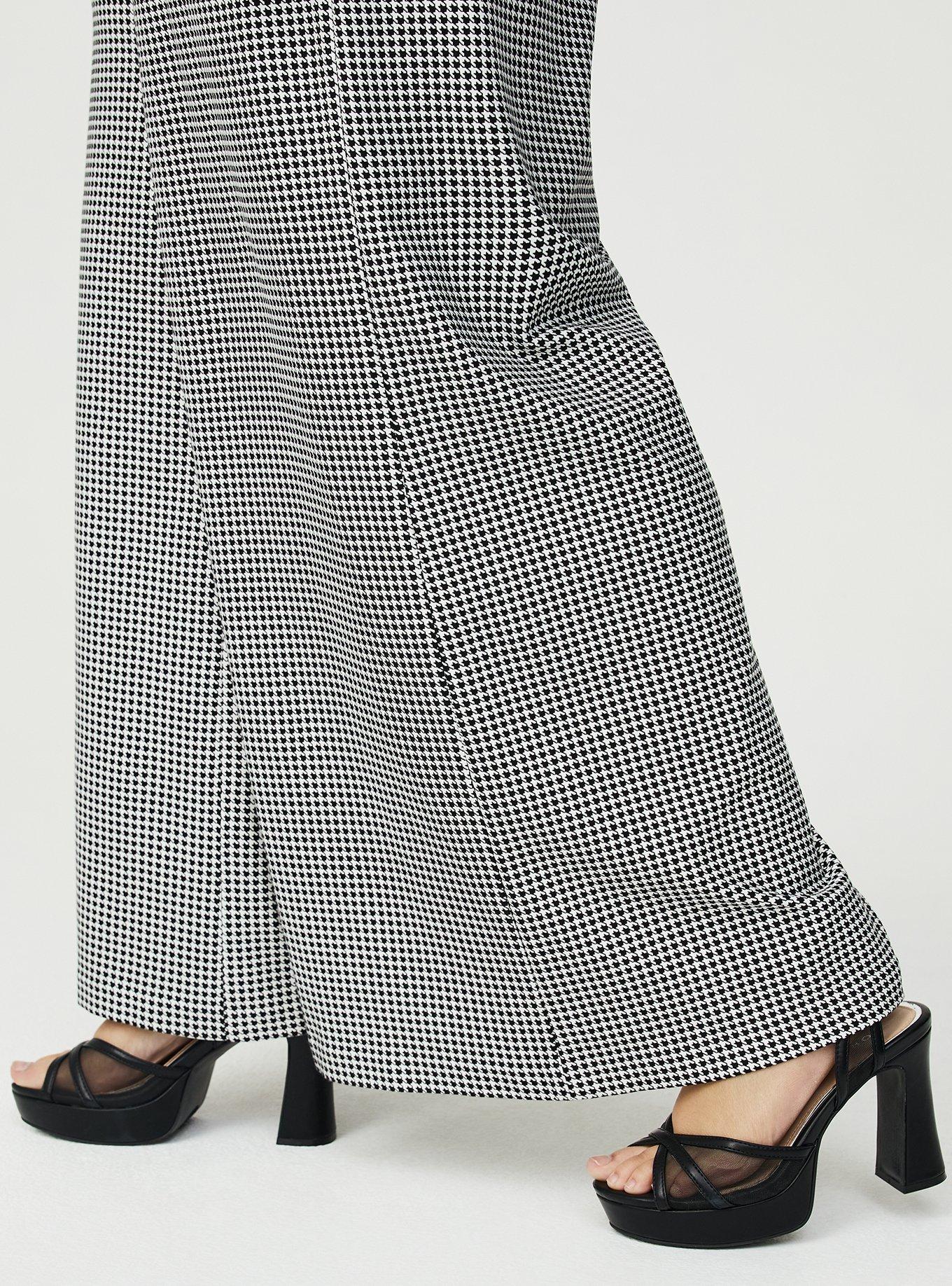 Pull-On Wide-Leg Ponte Pant