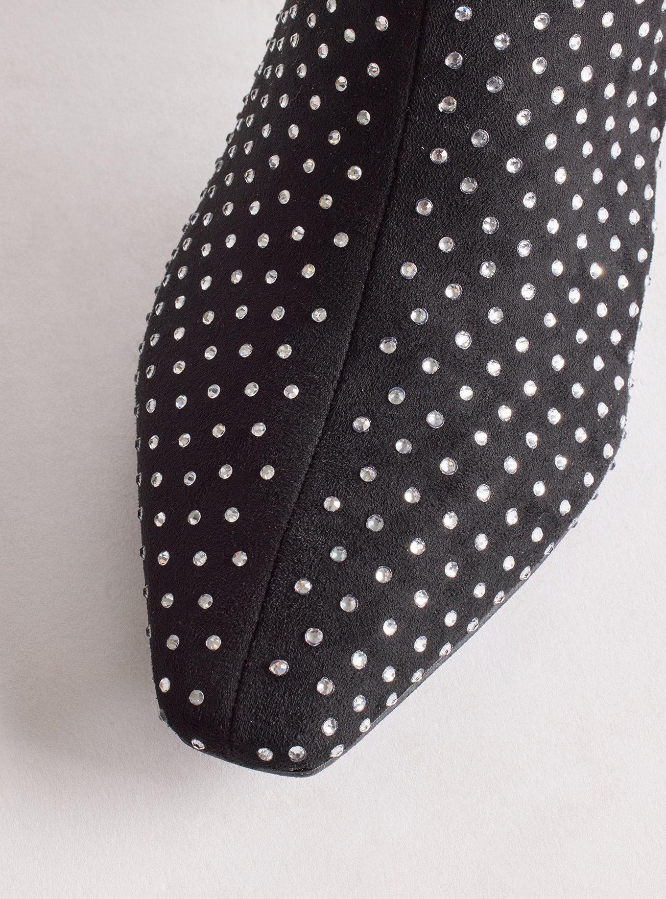 Embellished Kitten Heel Knee Boot (WW)