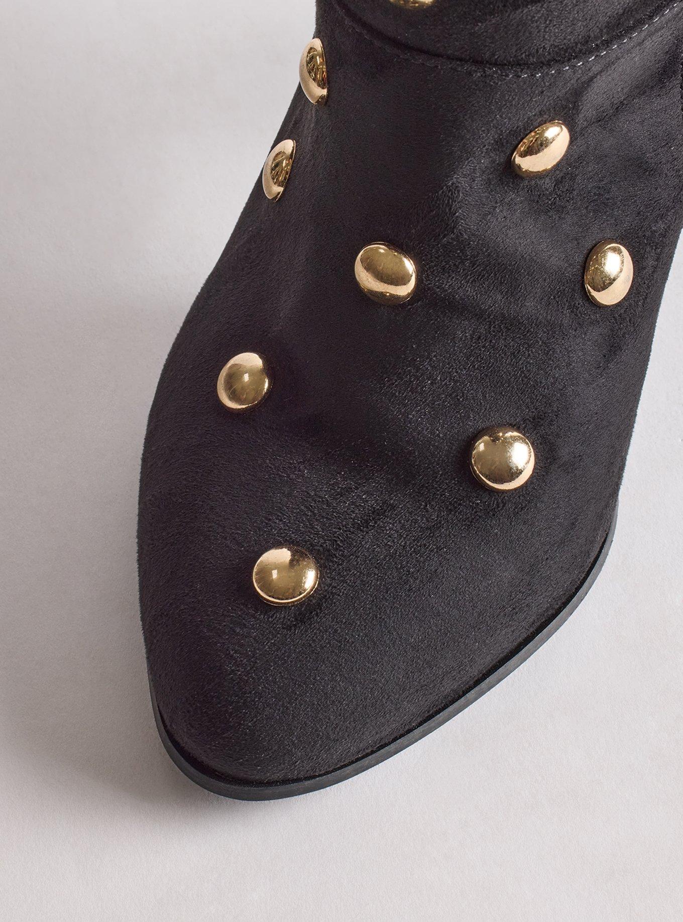 Studded Lace-Up Over-The-Knee Boot (WW