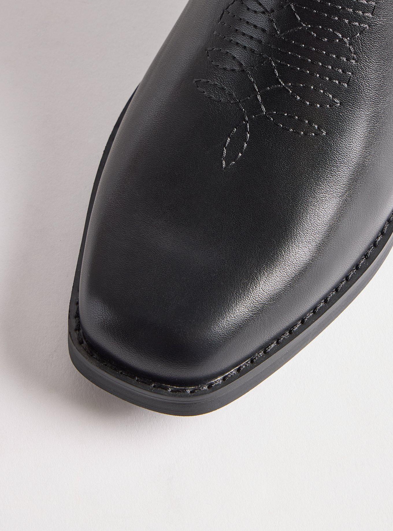 Western Knee Boot (WW), BLACK, alternate