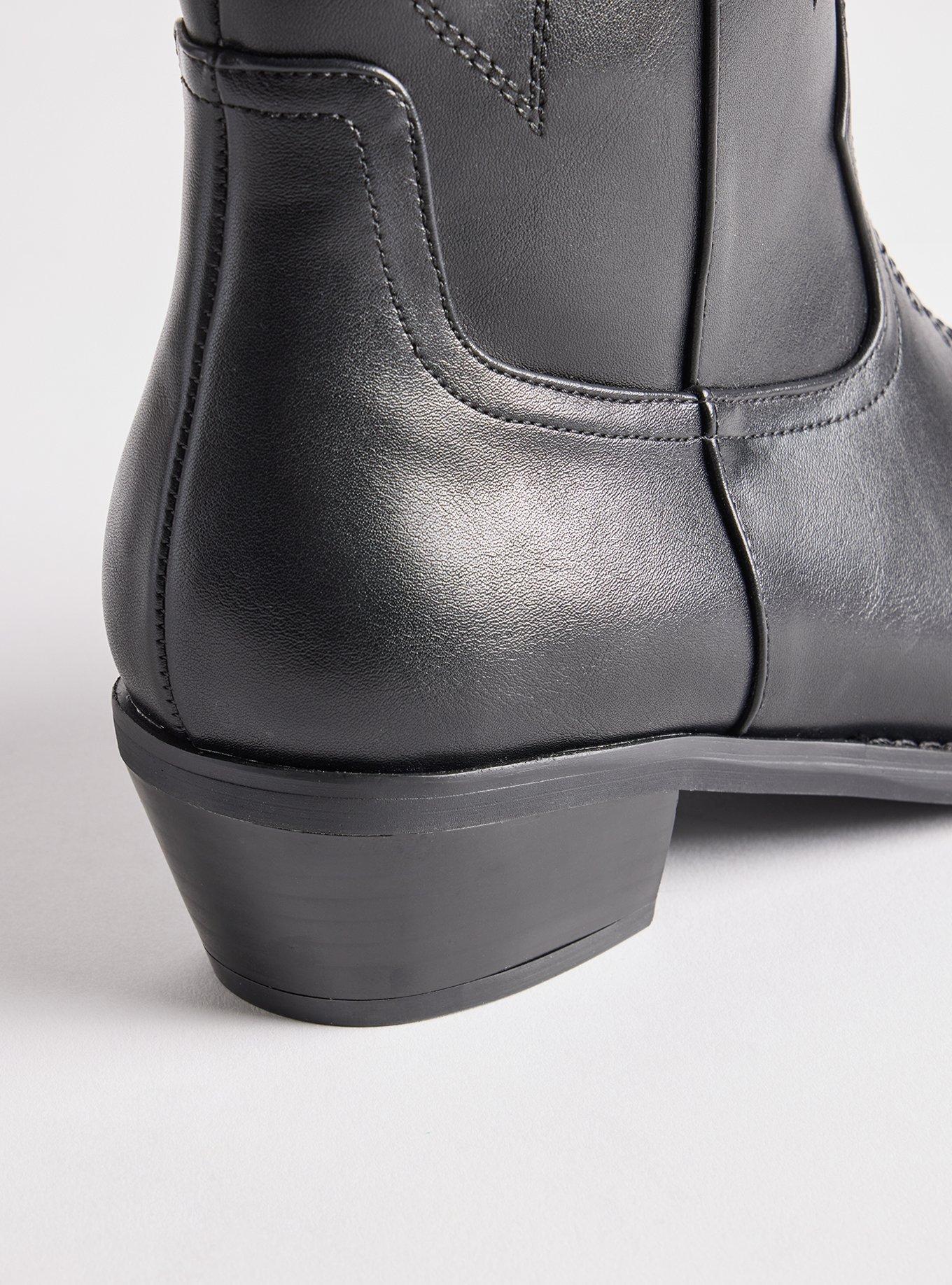 Western Knee Boot (WW), BLACK, alternate